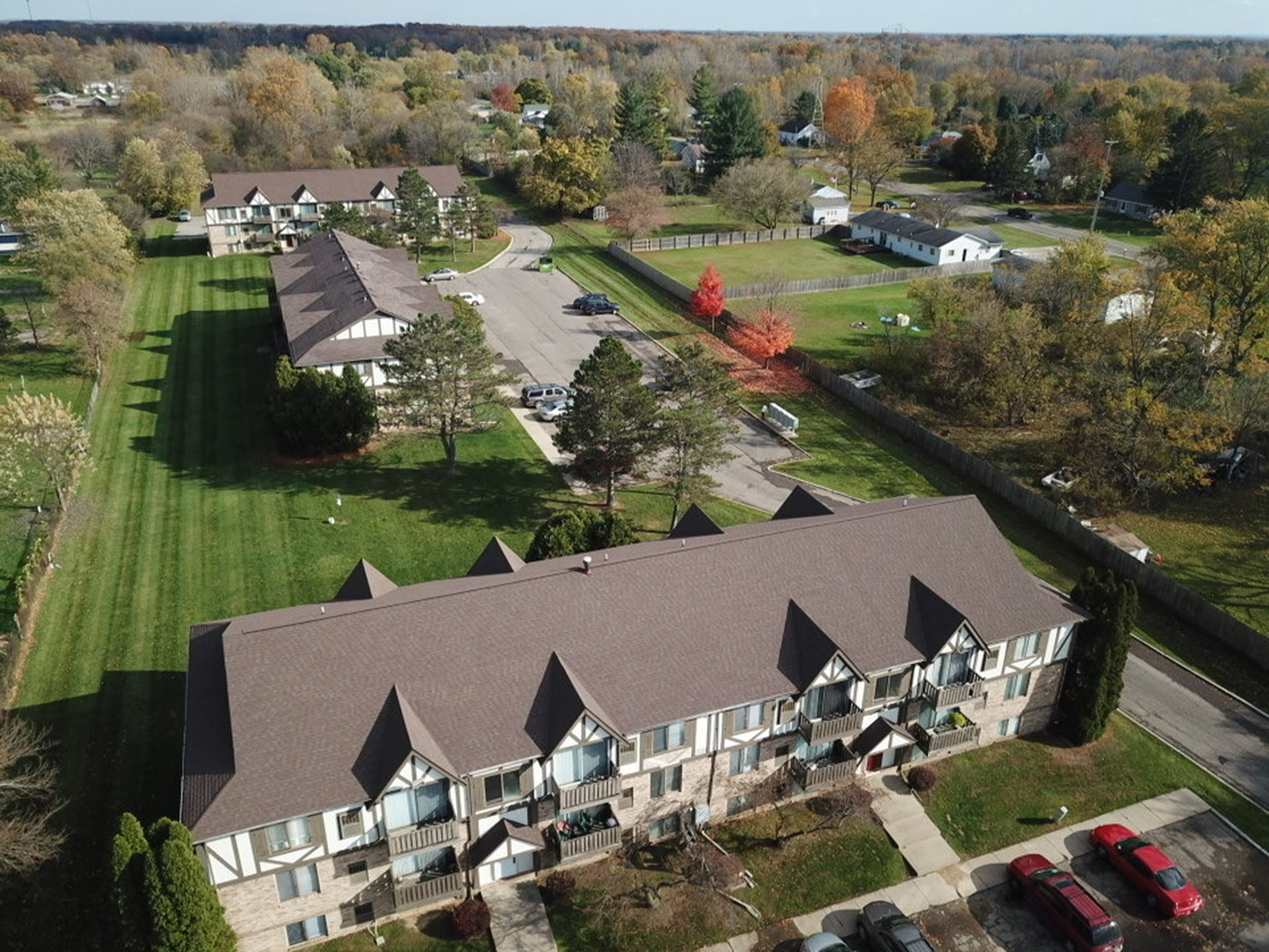 Sugartree Apartments exterior in Mount Morris Michigana