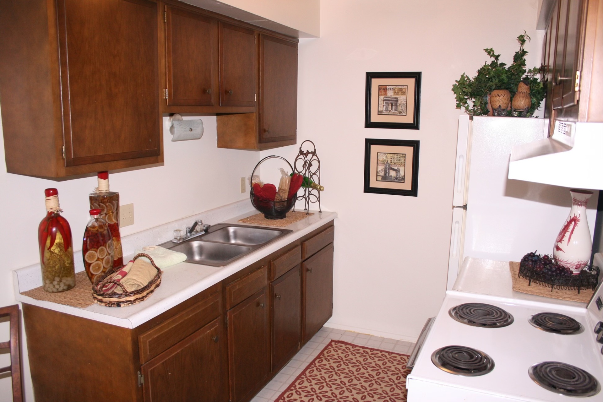 Sugartree Apartments kitchen in Mount Morris Michigana